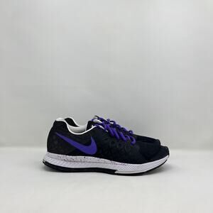 Nike Zoom Pegasus 31 Black Purple Cushioned Athletic Running Shoes Women Sz 9.5